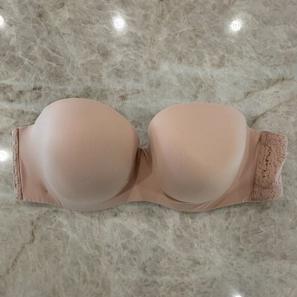 Chantelle Norah Strapless Bra, in Rose, 34DDD - Picture 6 of 8